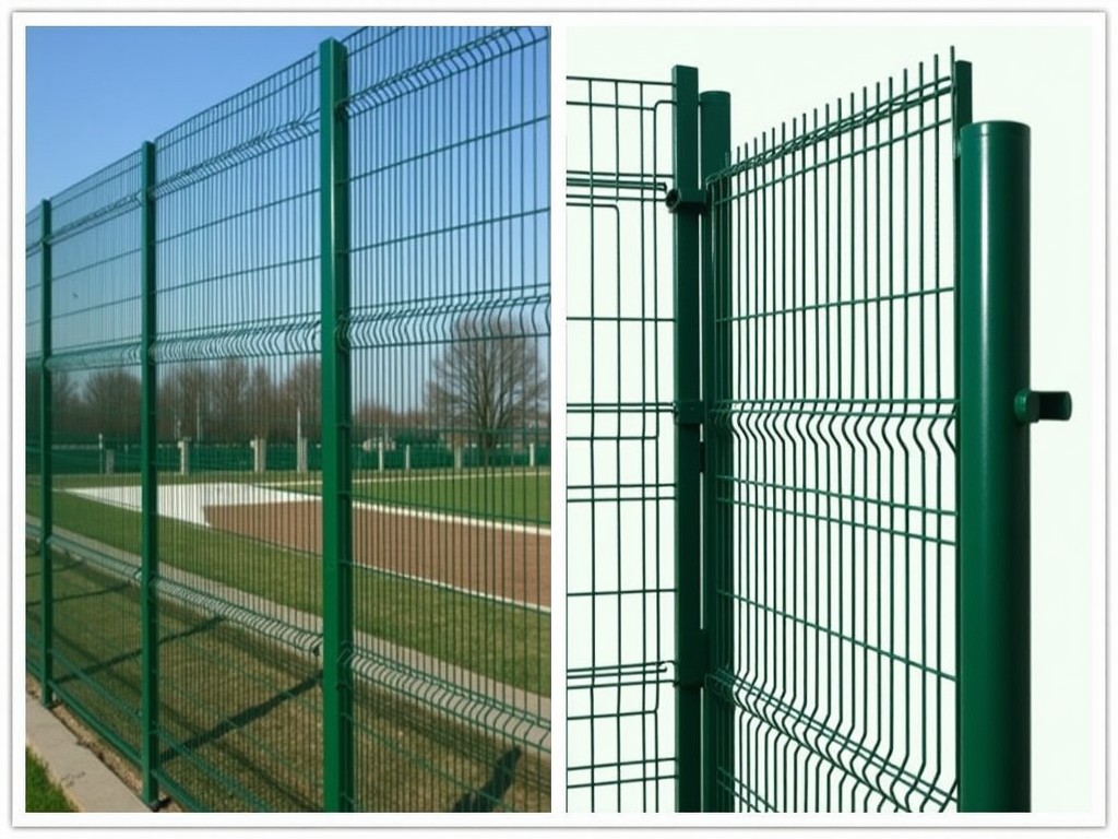 B2B 2D Double Wire Welded Mesh Fence Panel Supplier