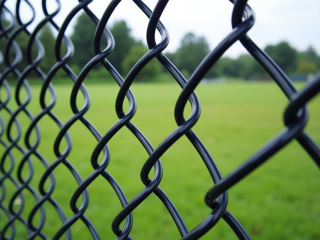 B2B Black Vinyl Coated Chain Link Fence Supplier