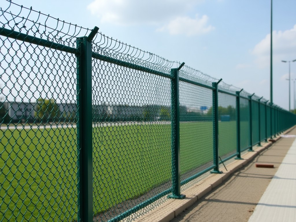 B2B Plastic Coated Chain Link Fence Factory