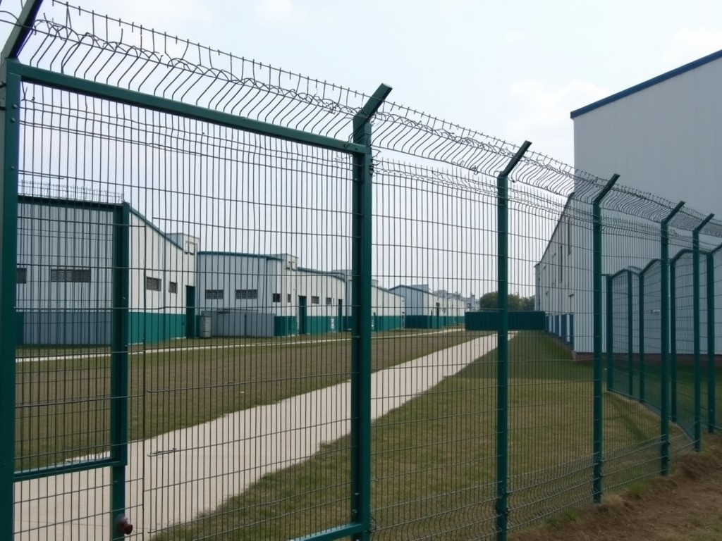 B2B Razor Wire Prison Fence Top Factory