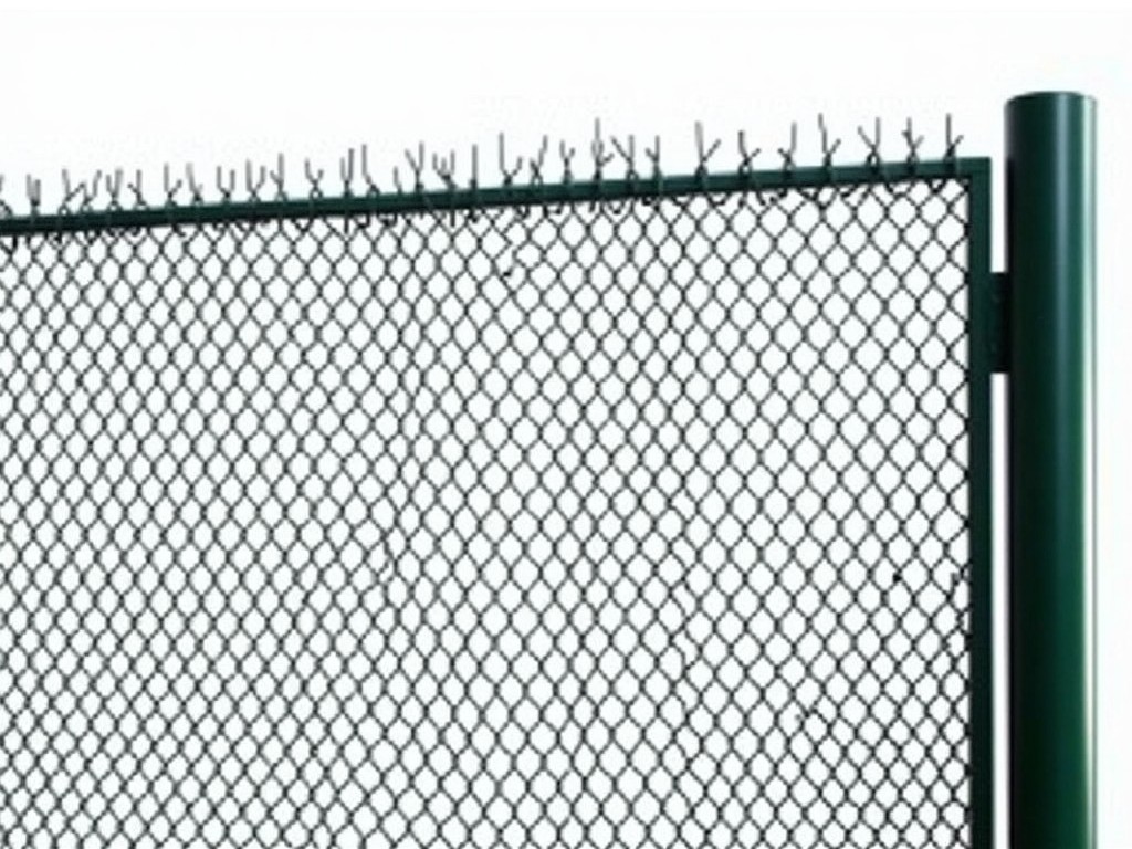 China Black Powder Coated Metal Mesh Fence Manufacturer