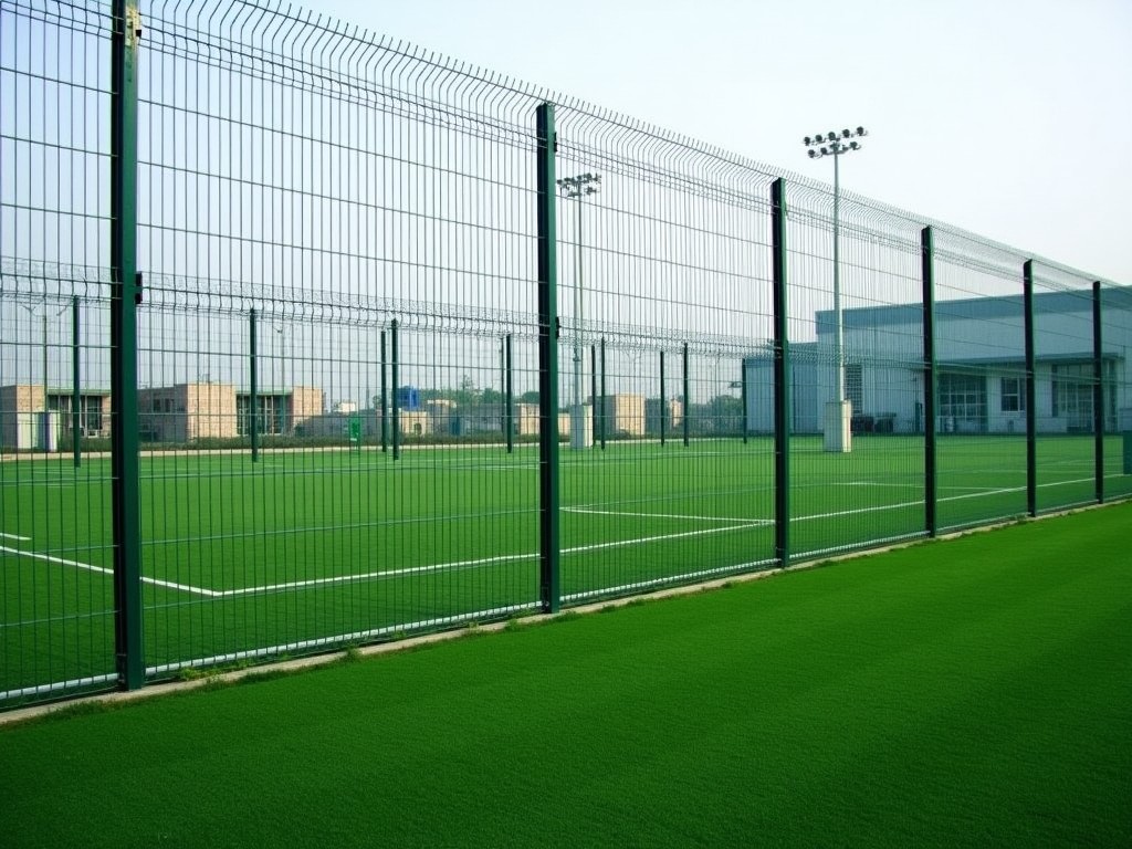 China Soccer Field Perimeter Fencing Factory