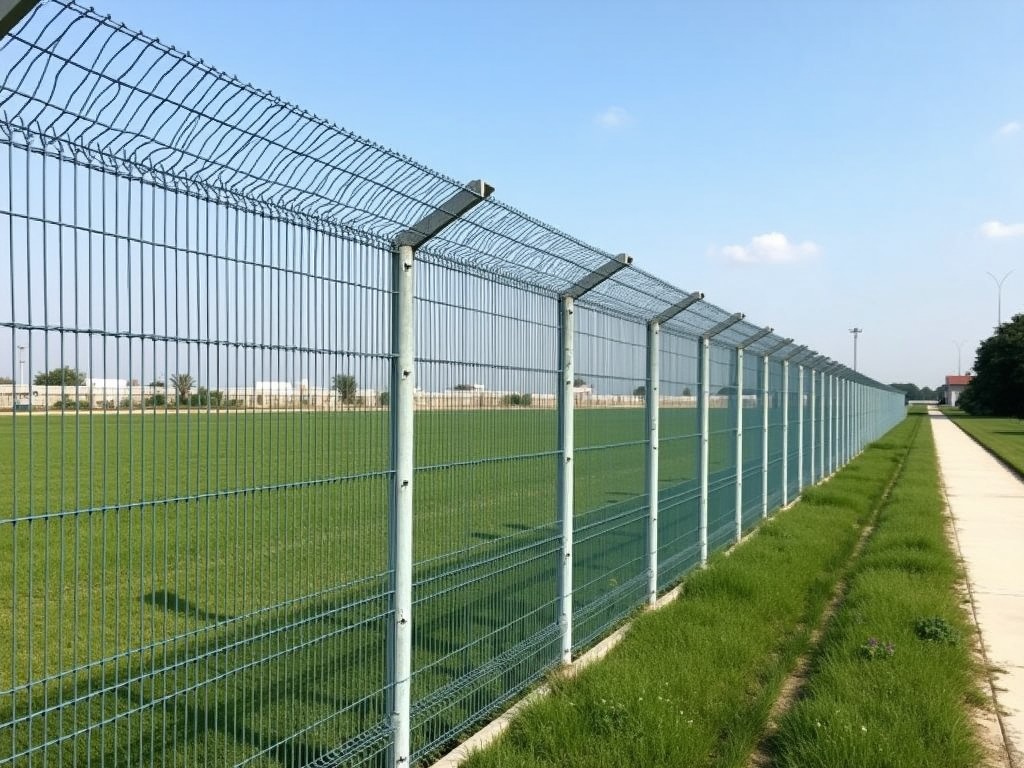 Custom Welded Razor Wire Mesh Fence Factory